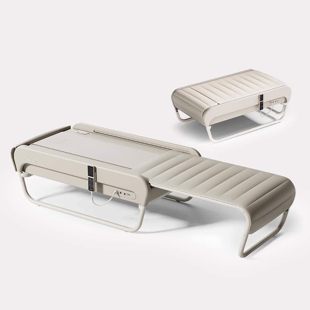 Front. CERAGEM - Ceragem V5 FDA Class II Cleared Medical Spinal Therapy System - WHITE.