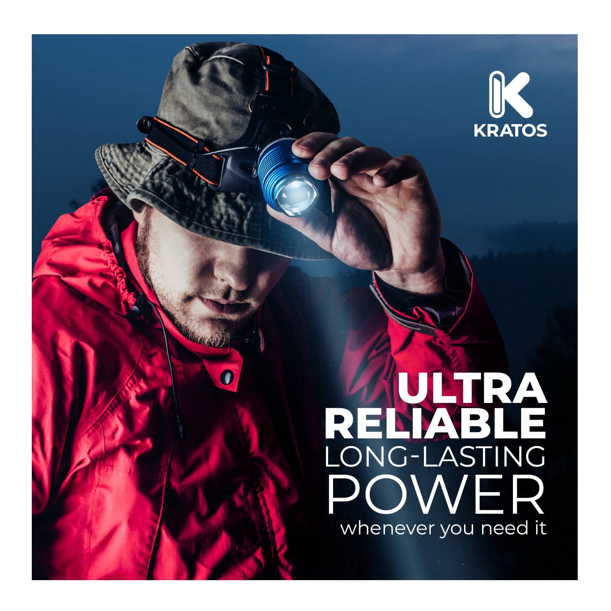 KRATOS ULTRA RELIABLE LONG-LASTING POWER whenever you need it