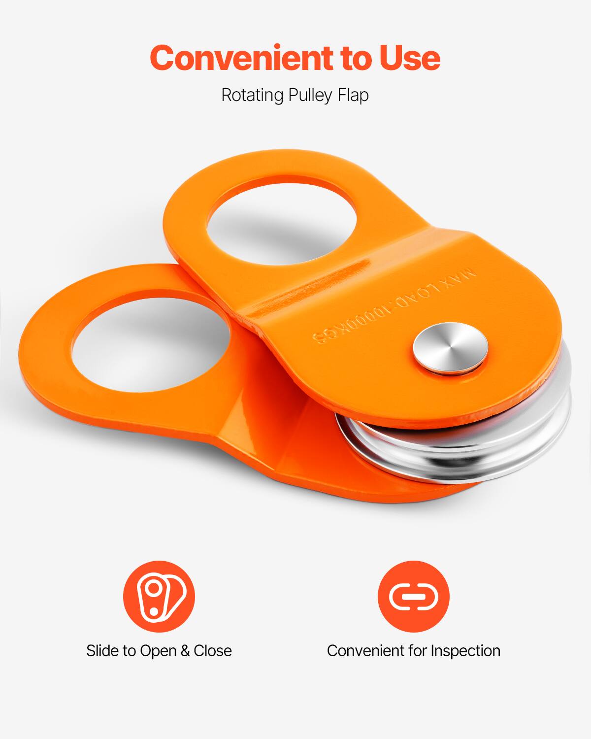 Convenient to Use  
Rotating Pulley Flap  
MAXLOND MAX COM00001OVO7 CD  
Slide to Open & Close  
Convenient for Inspection