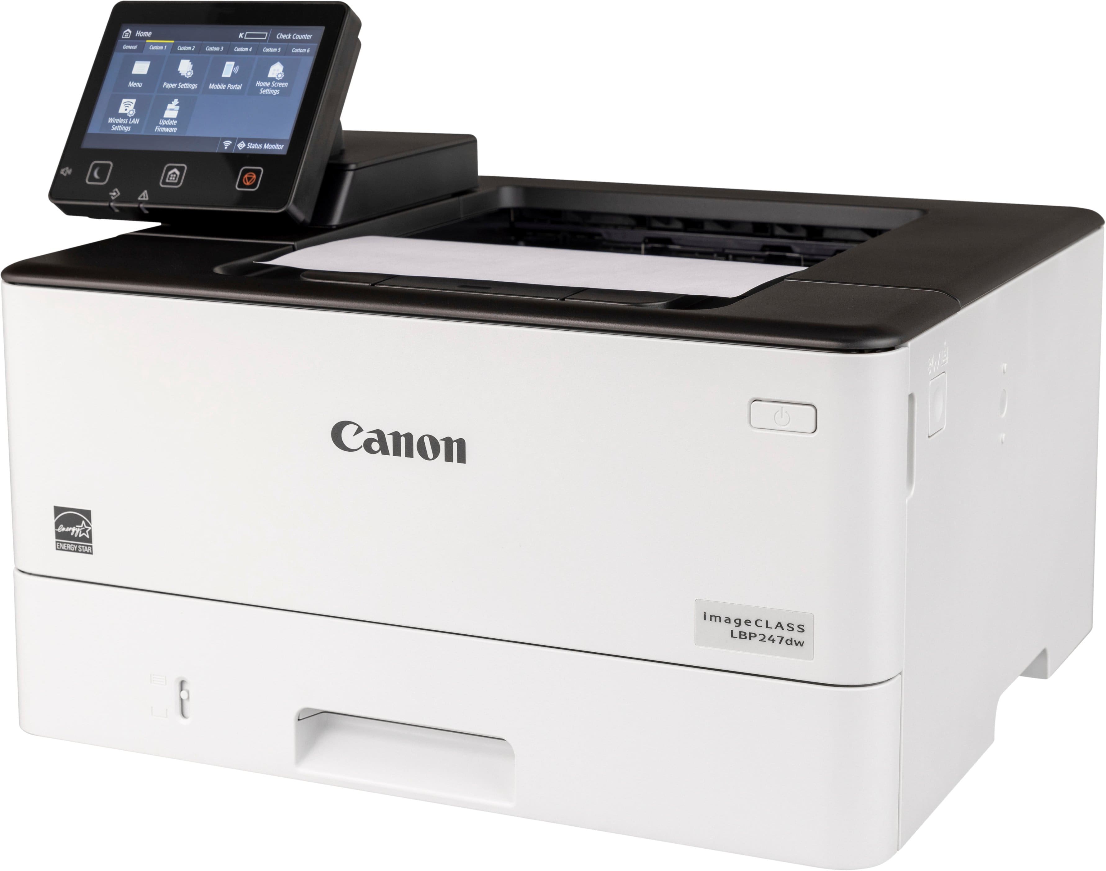 Canon imageCLASS LBP247dw Wireless Black-and-White Laser Printer White ...