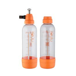 iGulu - Home Brew Pressure Bottle Set of 2 - Clear