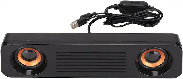 Front. Stamp n Camp - Estink Wired Desktop Speaker ABS 60Hz-20kHz 360 Degree HiFi Stereo Subwoofer USB Powered Plug Portable Desktop Long... - default.