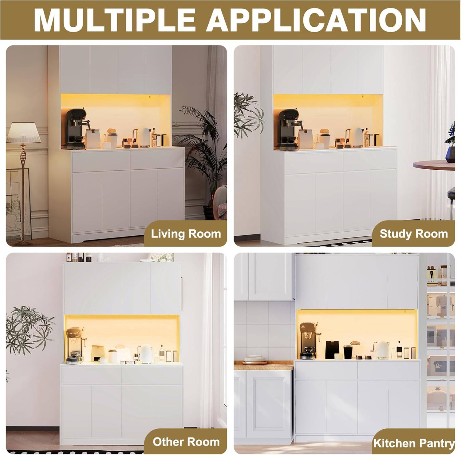 MULTIPLE APPLICATION

Living Room

Study Room

Other Room

Kitchen Pantry