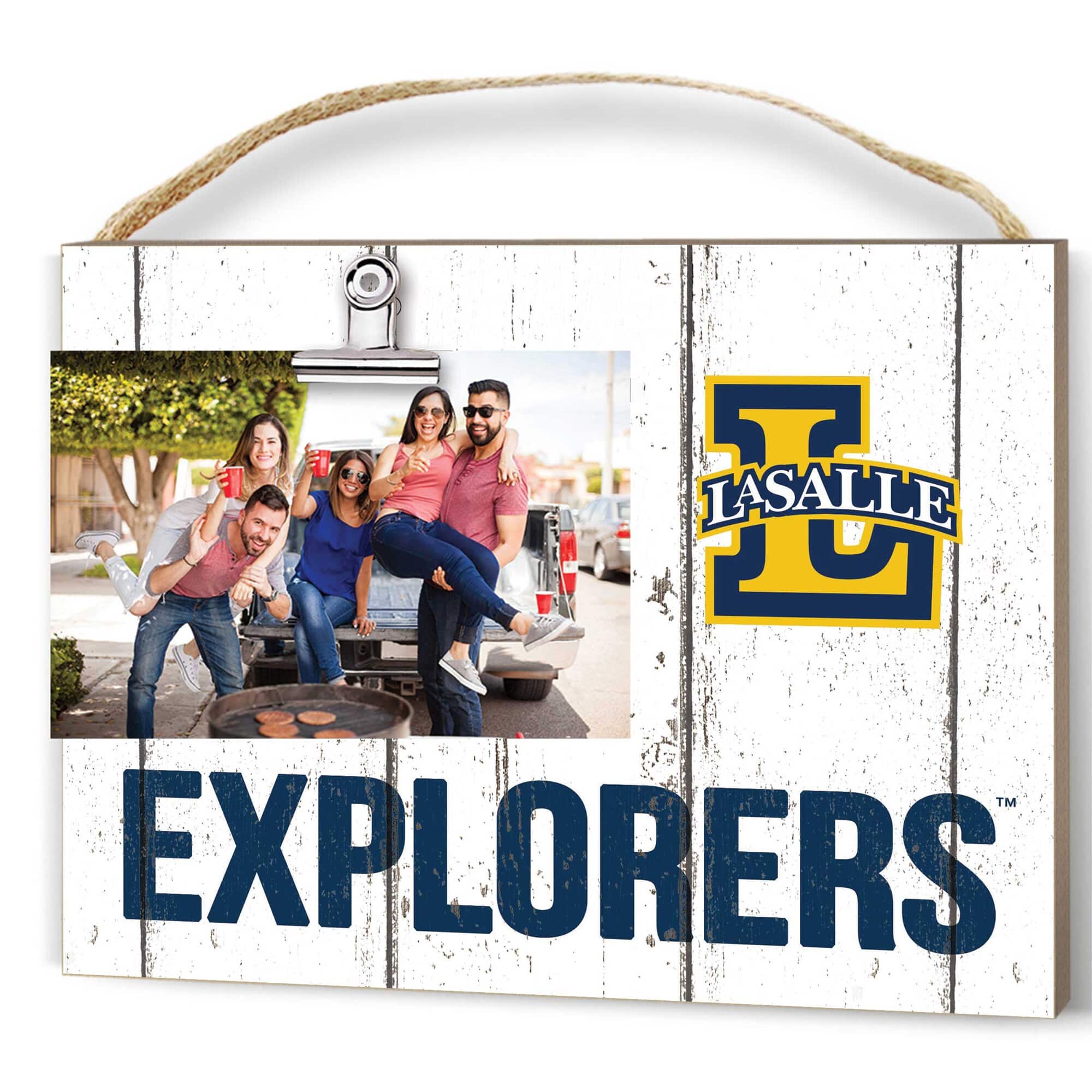 "Jardine - La Salle Explorers 8"" x 10"" Weathered Clip It Frame - White" price history on PriceWatchPro