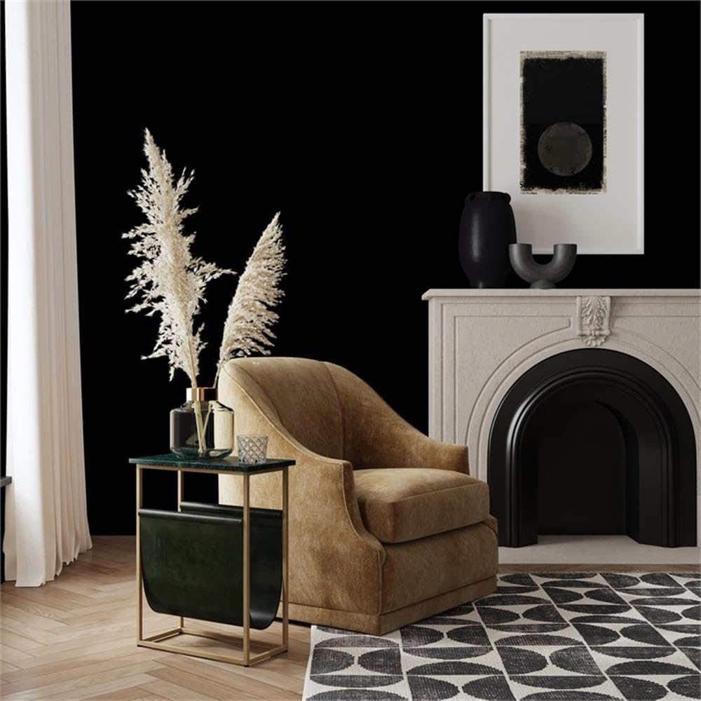 Angle. Butler Specialty - Edie Marble & Leather Magazine Side Table - Green.