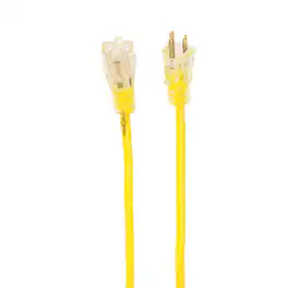 YELLOW JACKET - Outdoor 50 ft. L Extension Cord 14/3 SJTW - Yellow