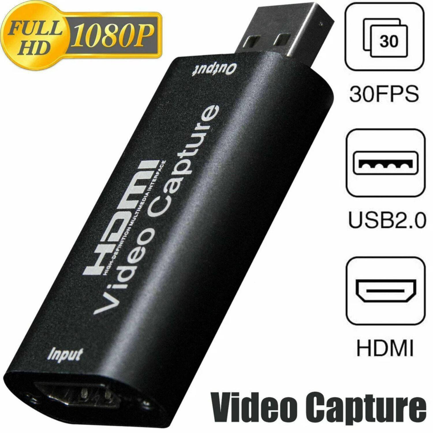 FULL HD 1080P  
30FPS  
USB2.0  
HDMI  
Video Capture