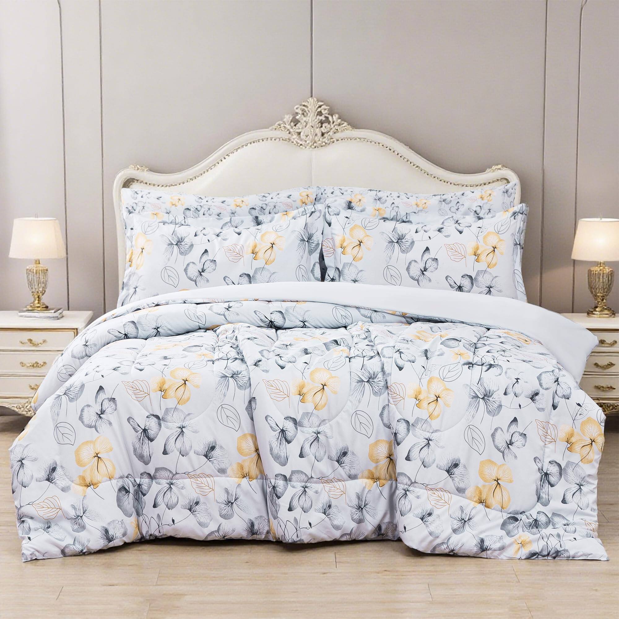 Yellow and Grey Flower-Queen