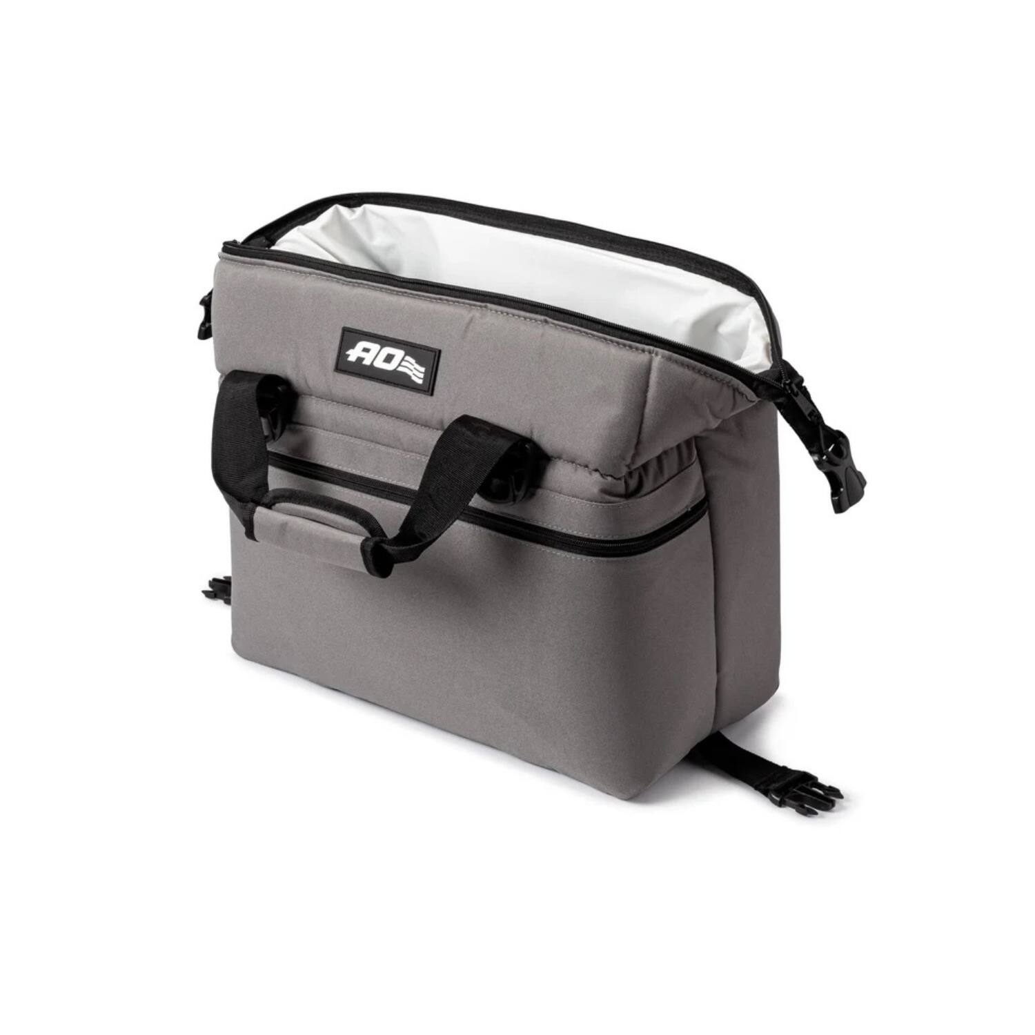 Back. AO Coolers - AO Coolers Original Canvas Series 24-Pack Soft Cooler (Charcoal) - Charcoal.