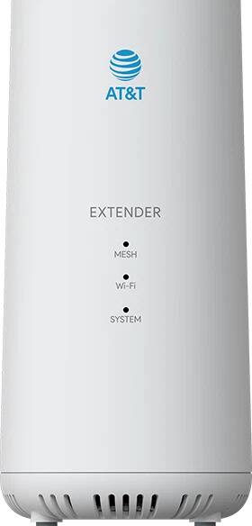 AT&T Wireless - Internet Air for Business WiFi Extender - White