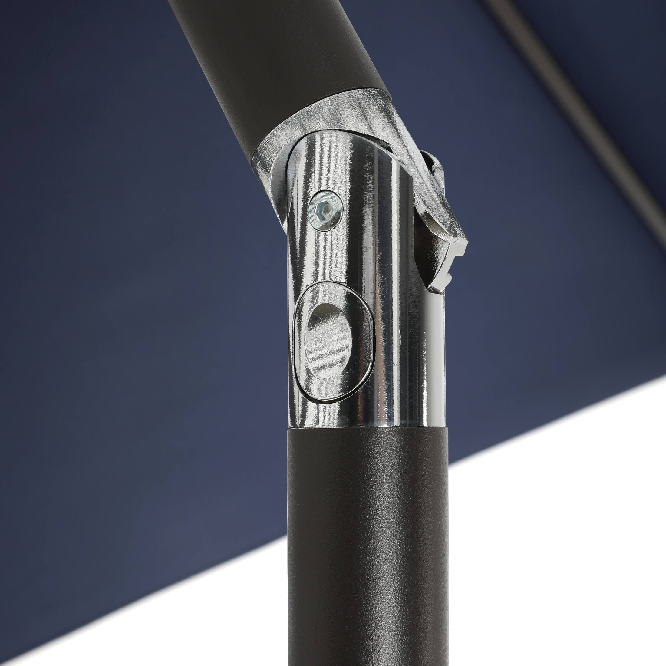 Alt View 4. WestinTrends - WestinTrends Paolo 9 ft. Patio Table Umbrella with tilt and crank features - Navy Blue.