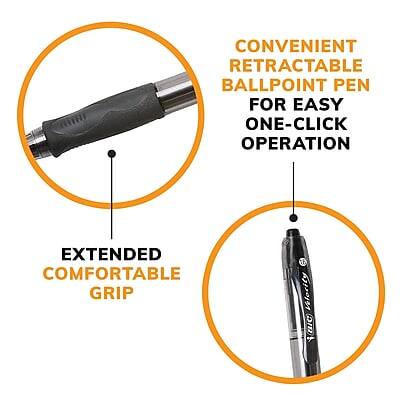 CONVENIENT RETRACTABLE BALLPOINT PEN FOR EASY ONE-CLICK OPERATION

EXTENDED COMFORTABLE GRIP