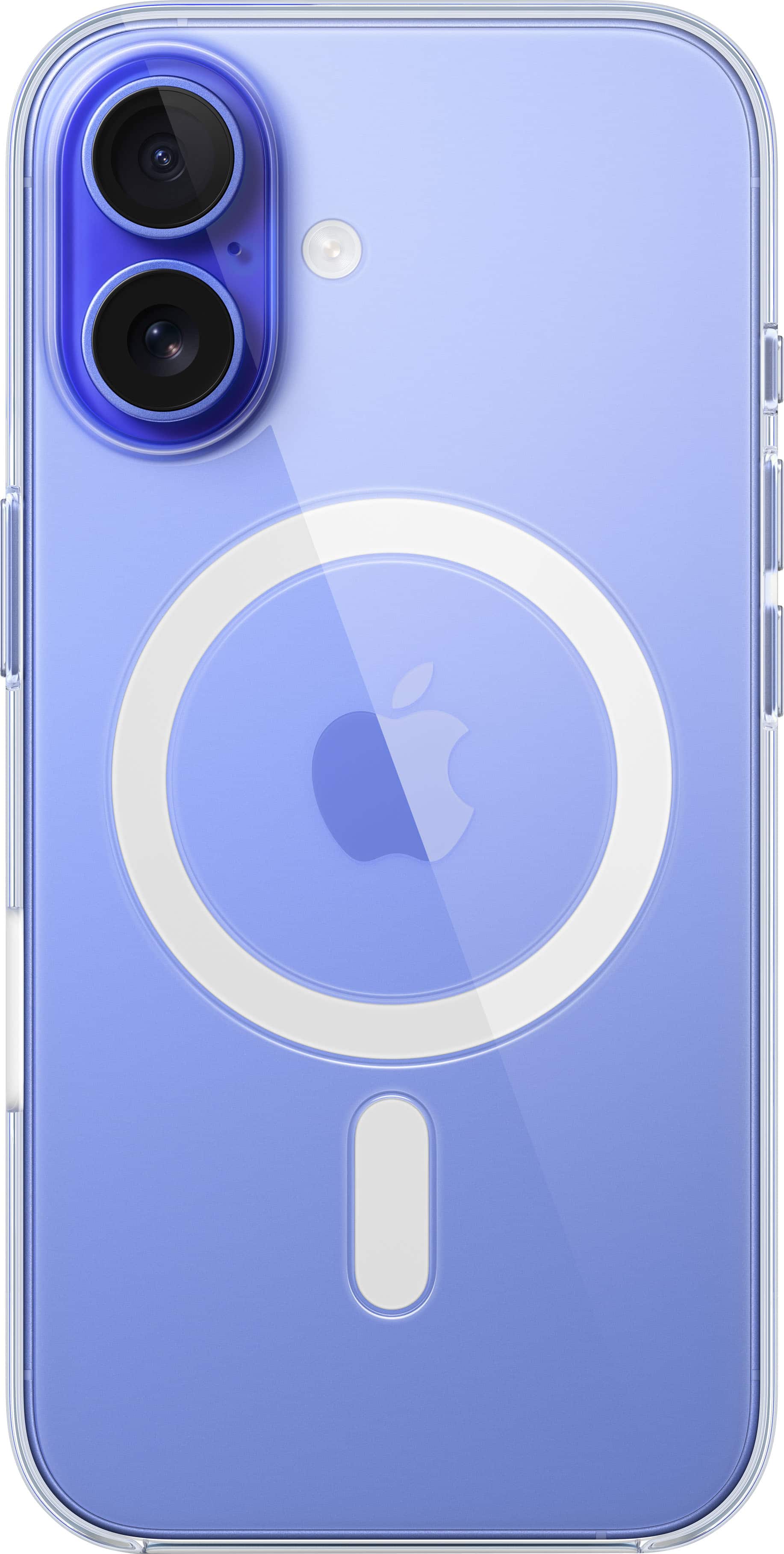 Front. Apple - iPhone 16 Case with MagSafe - Clear.