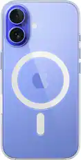 Front. Apple - iPhone 16 Case with MagSafe - Clear.