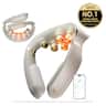 SKG - G7 Pro Fold 3.0 Neck Massager for Pain Relief Deep Tissue Vibration Cordless Travel Massager - Golden