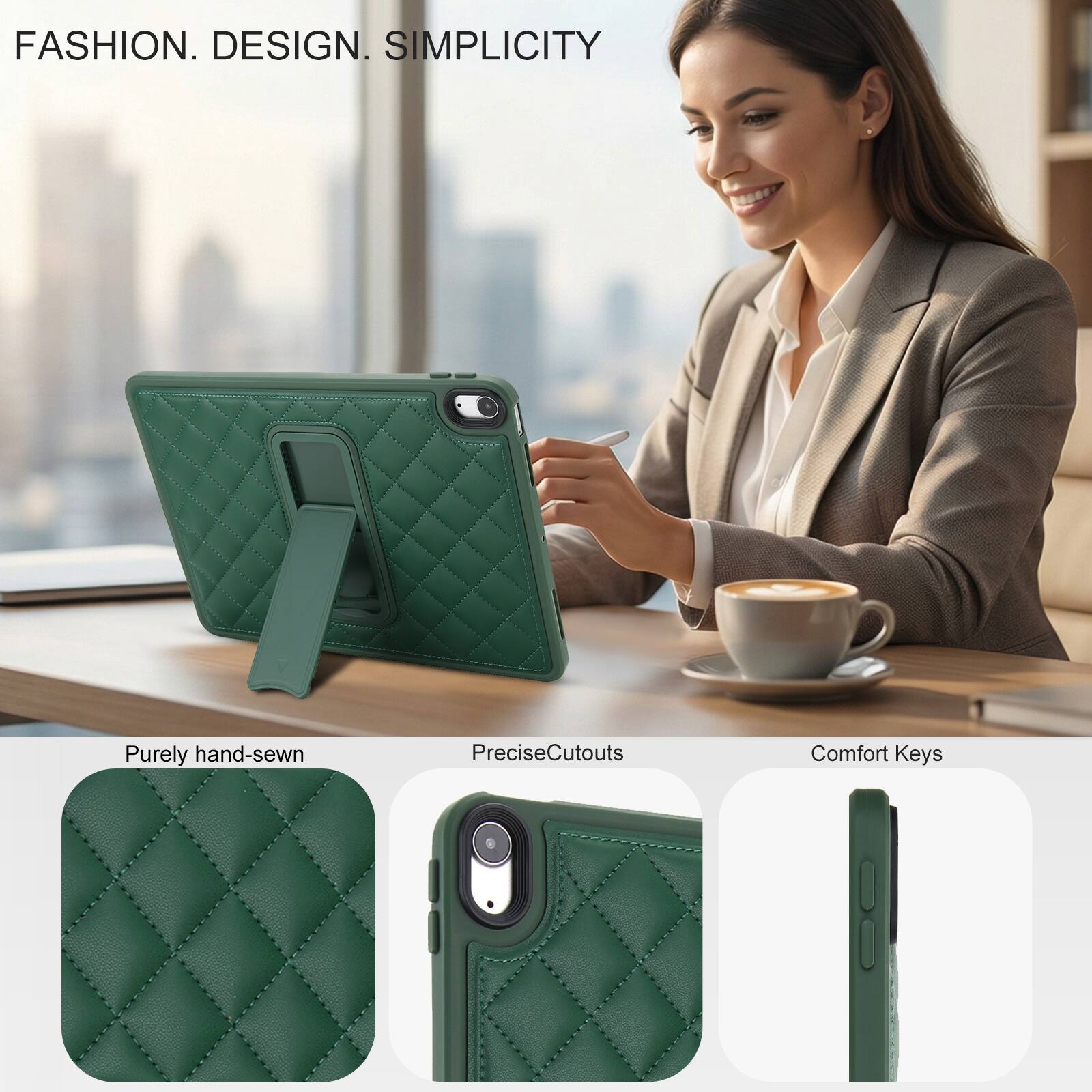 FASHION. DESIGN. SIMPLICITY

Purely hand-sewn
Precise Cutouts
Comfort Keys