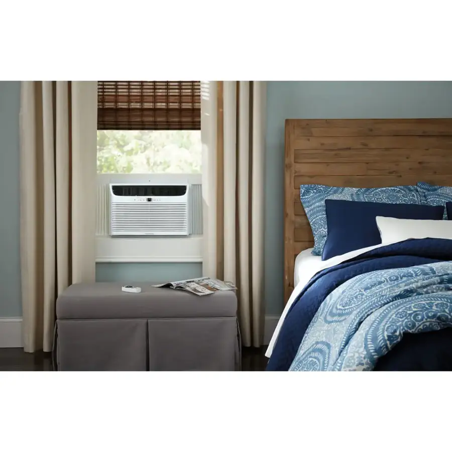 Alt View 6. Frigidaire - 250 Sq. Ft 6,000 Cooling BTU Smart Window Air Conditioner - White.