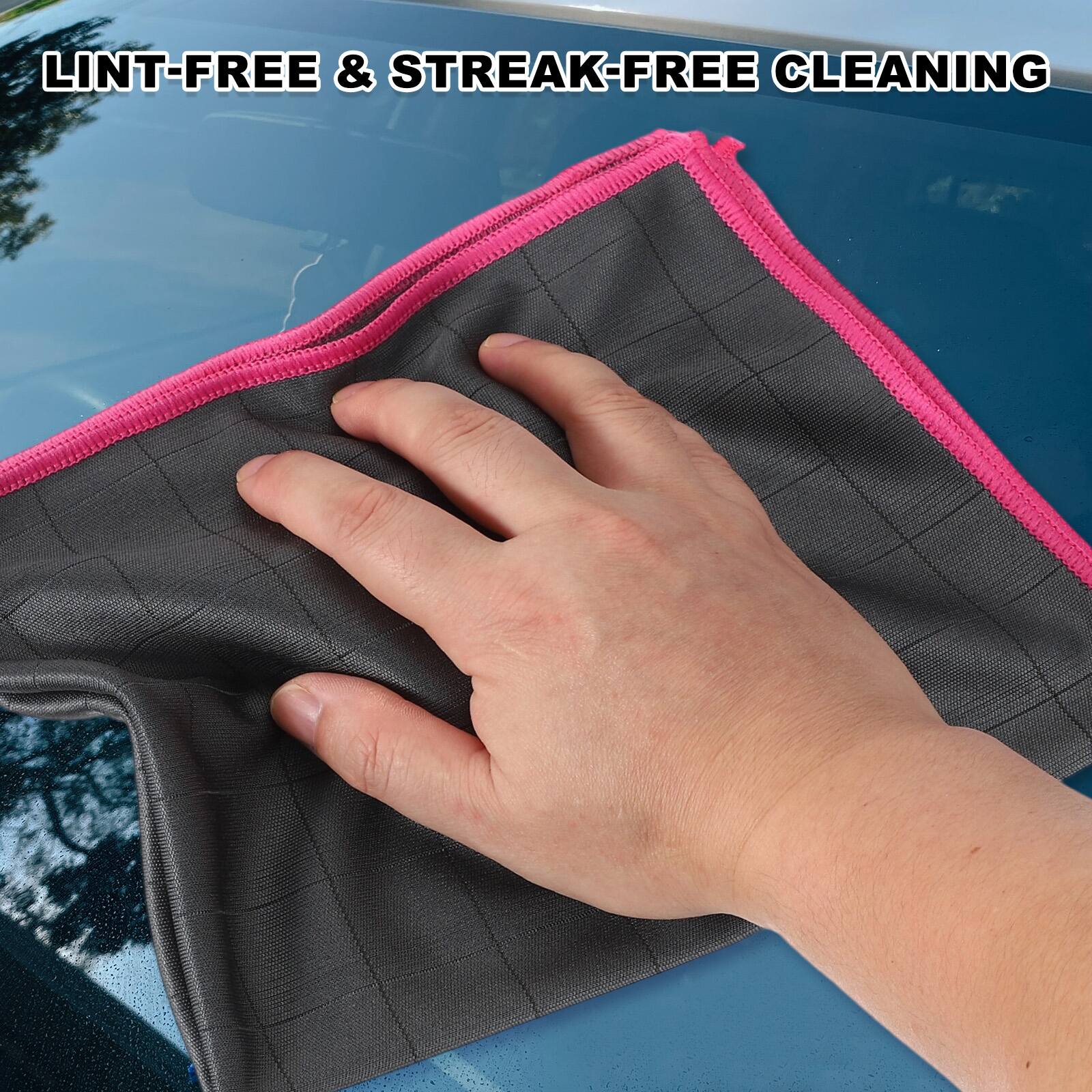 LINT-FREE & STREAK-FREE CLEANING
