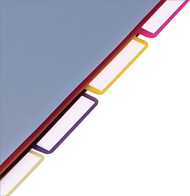 Alt View 2. Cardinal - Blank Dividers, 5-Tab Colors, Set - Assorted.