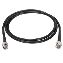 Unique Bargains - 6G-SDI BNC M/M 75 Ohm RG59 Coaxial Video Jumper Cable for Camera Surveillance, Supports HD-SDI/3G/6G-SDI/4K/8K - Black