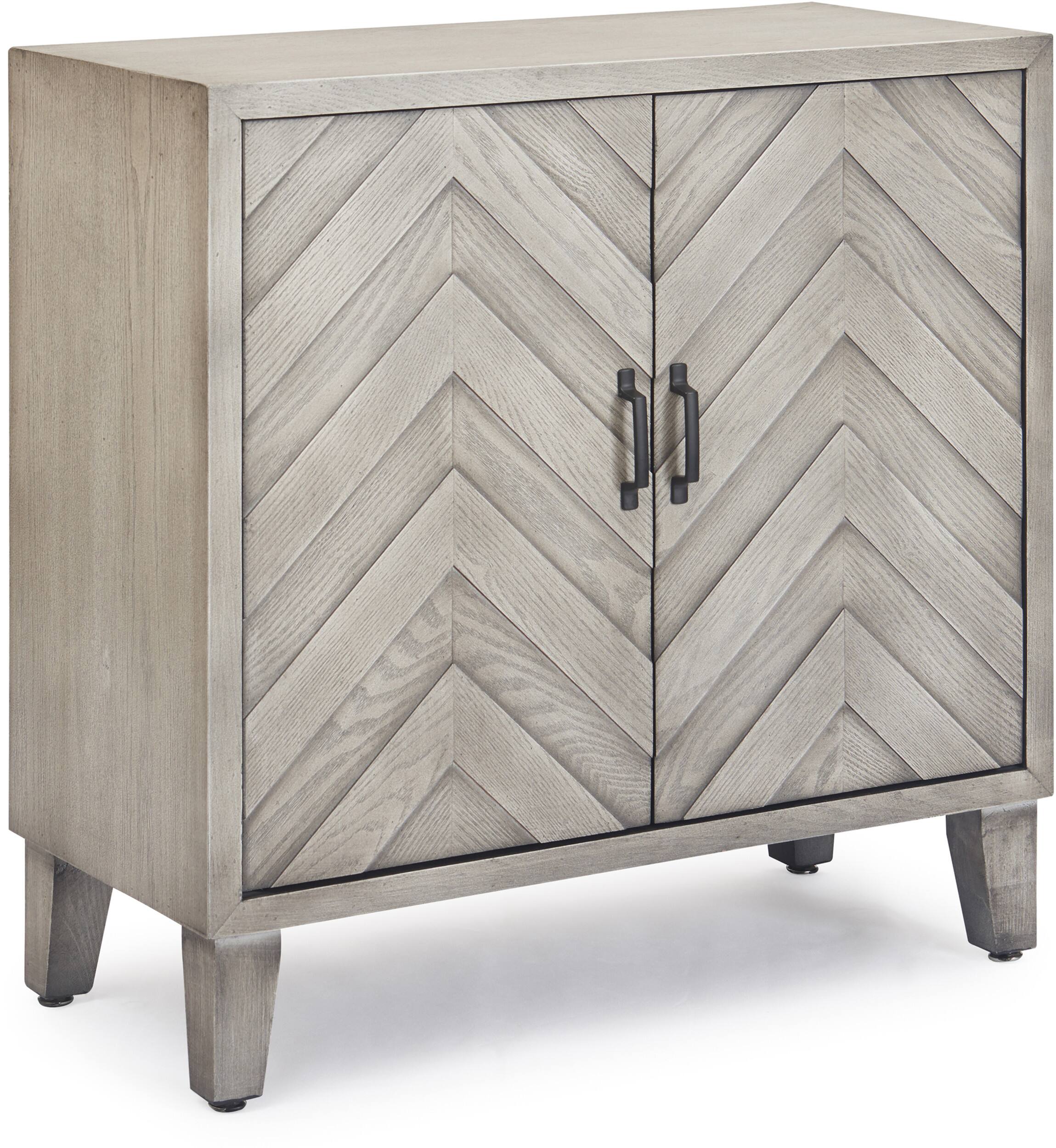 Alt View 12. Finch - Friedman Bar 2-Door Cabinet with Wine Storage - Gray.