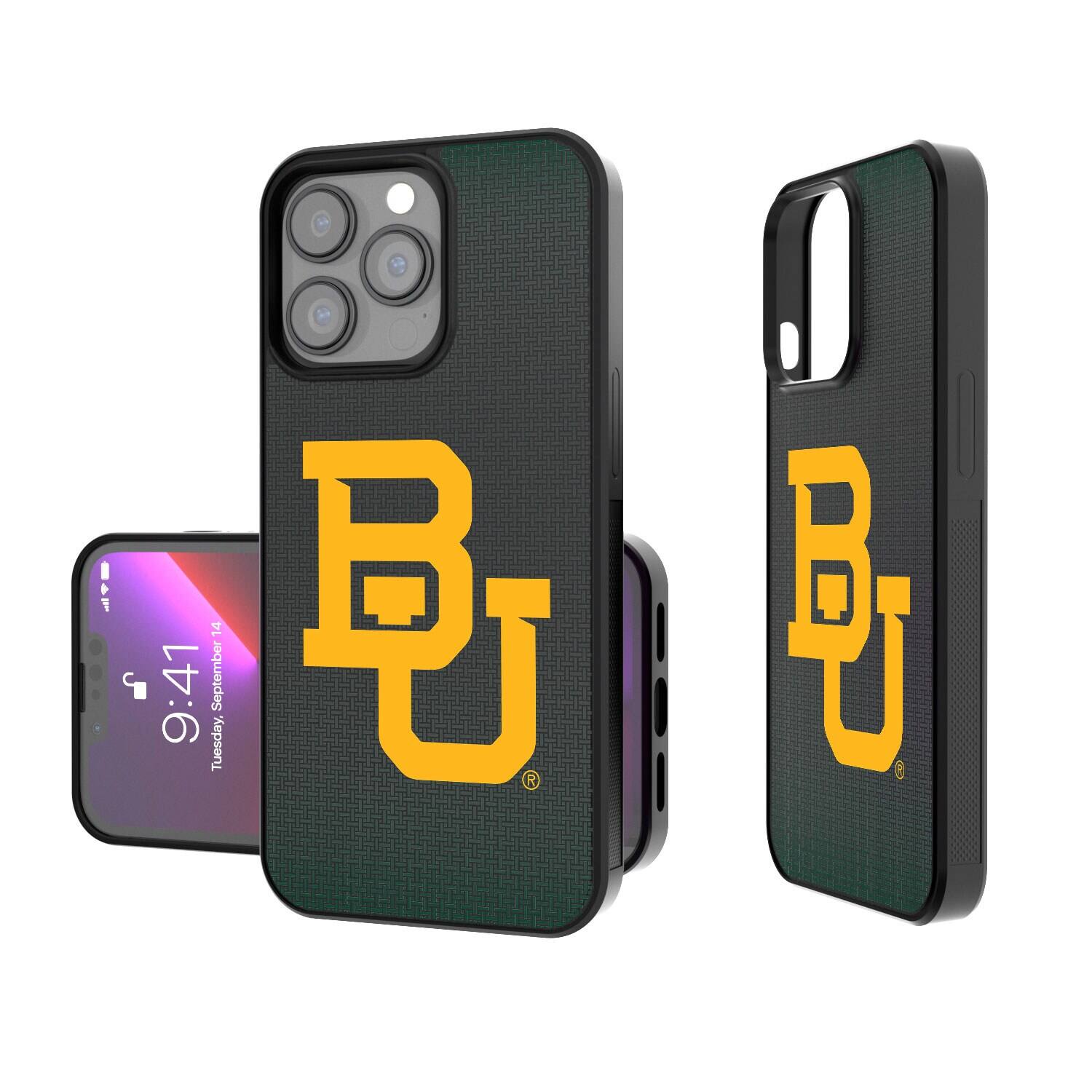 Keyscaper - NCAA - Baylor Bears Linen Logo iPhone Bump Case - 13 mini - Black price history on PriceWatchPro