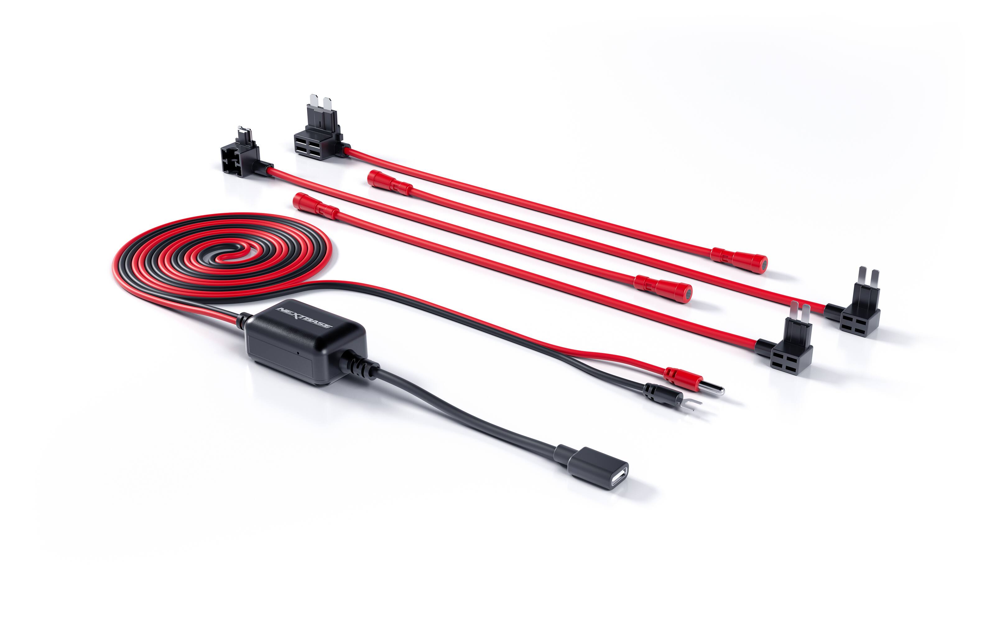 Angle. Nextbase - Piqo Wiring Harness Hardwire Kit (Piqo 1K, Piqo 2k) - Black.