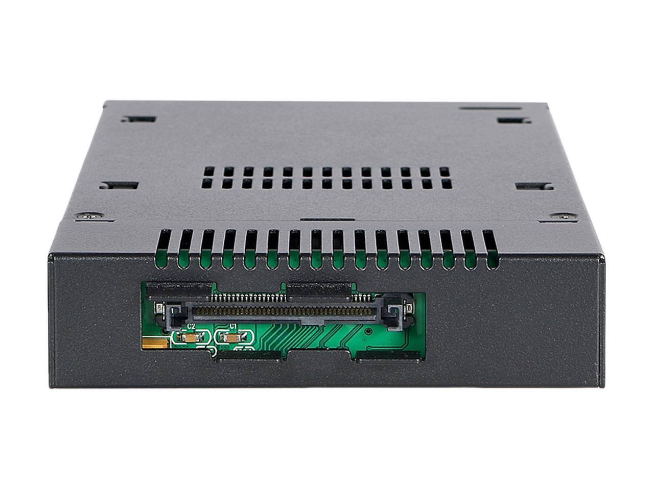 Alt View 4. Icy Dock - ICY DOCK ToughArmor MB601M2K-1B M.2 PCIe NVMe SSD Mobile Rack for External 3.5" Drive Bay.