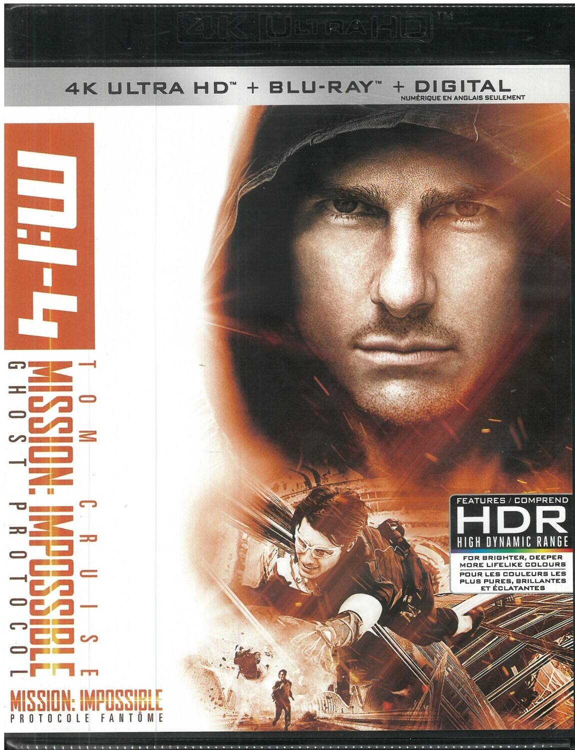 Alt View 1. Mission: Impossible - Ghost Protocol   - 4K Blu-Ray.