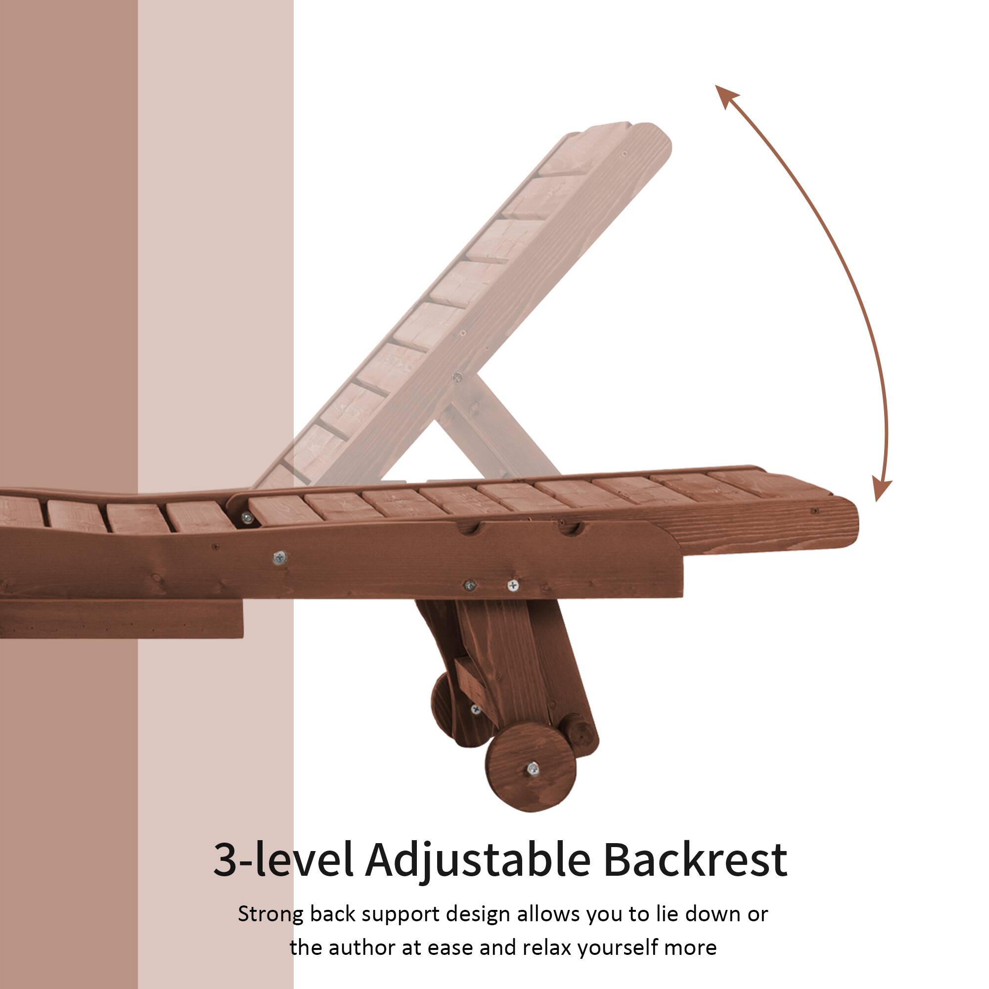 3-level Adjustable Backrest

Strong back support design allows you to lie down or the author at ease and relax yourself more