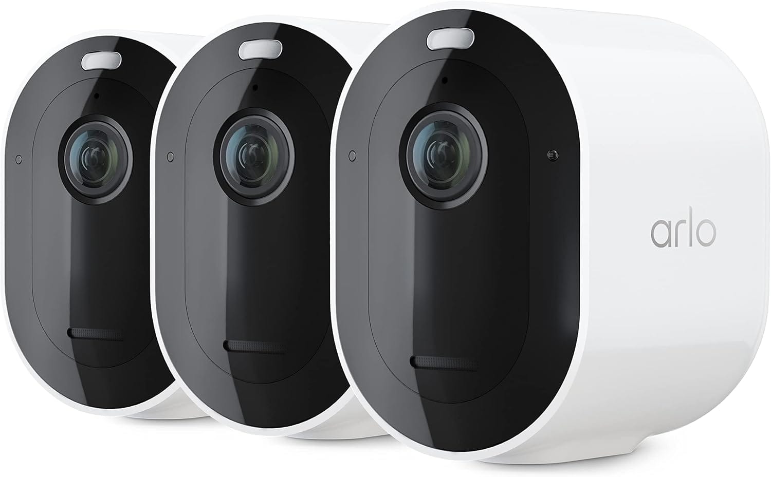 Arlo - Pro 5S 2K Indoor/Outdoor Wireless Spotlight Security Camera - White