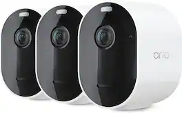 Arlo - Pro 5S 2K Indoor/Outdoor Wireless Spotlight Security Camera - White