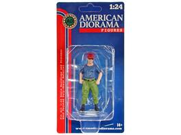 "Firefighters" Off Duty Figure for 1/24 Scale Models by American Diorama - Multi