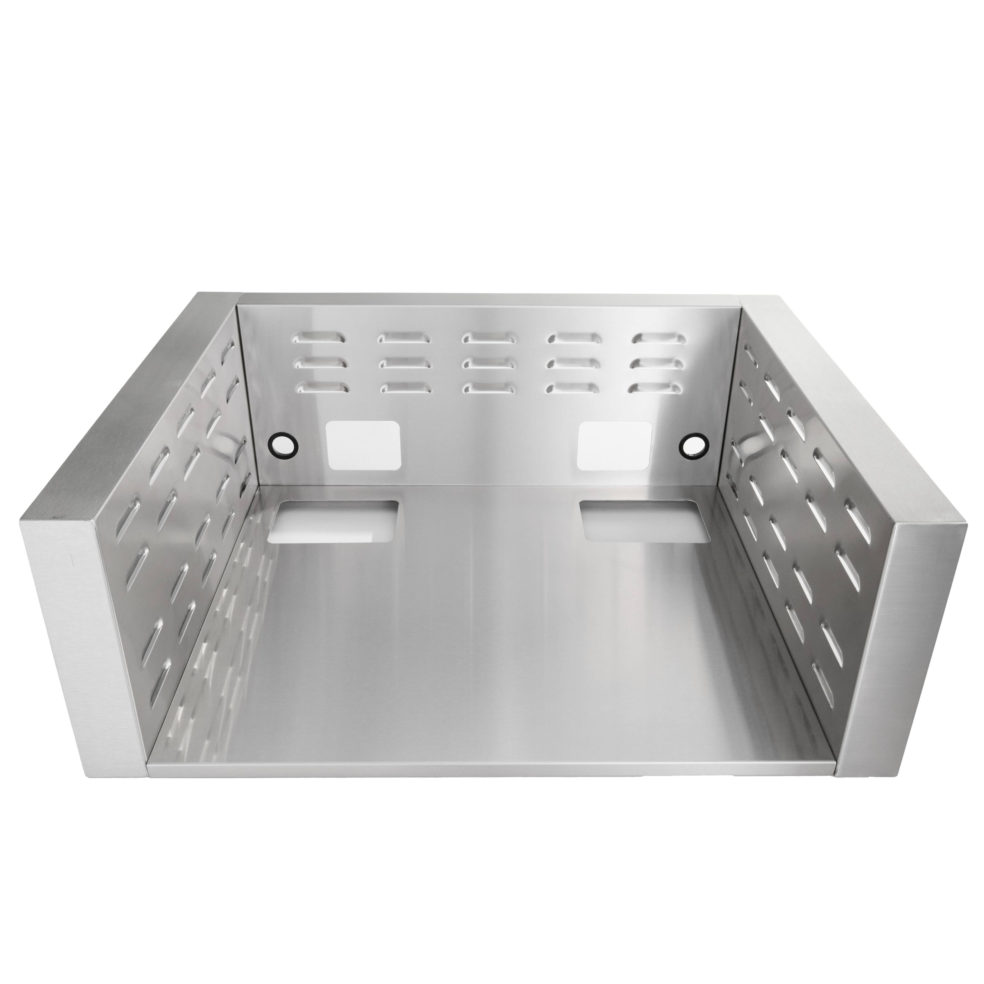 Front. Coyote Outdoor Living - Insulated Jacket For 30" C & SL Series Grill - stainless steel.