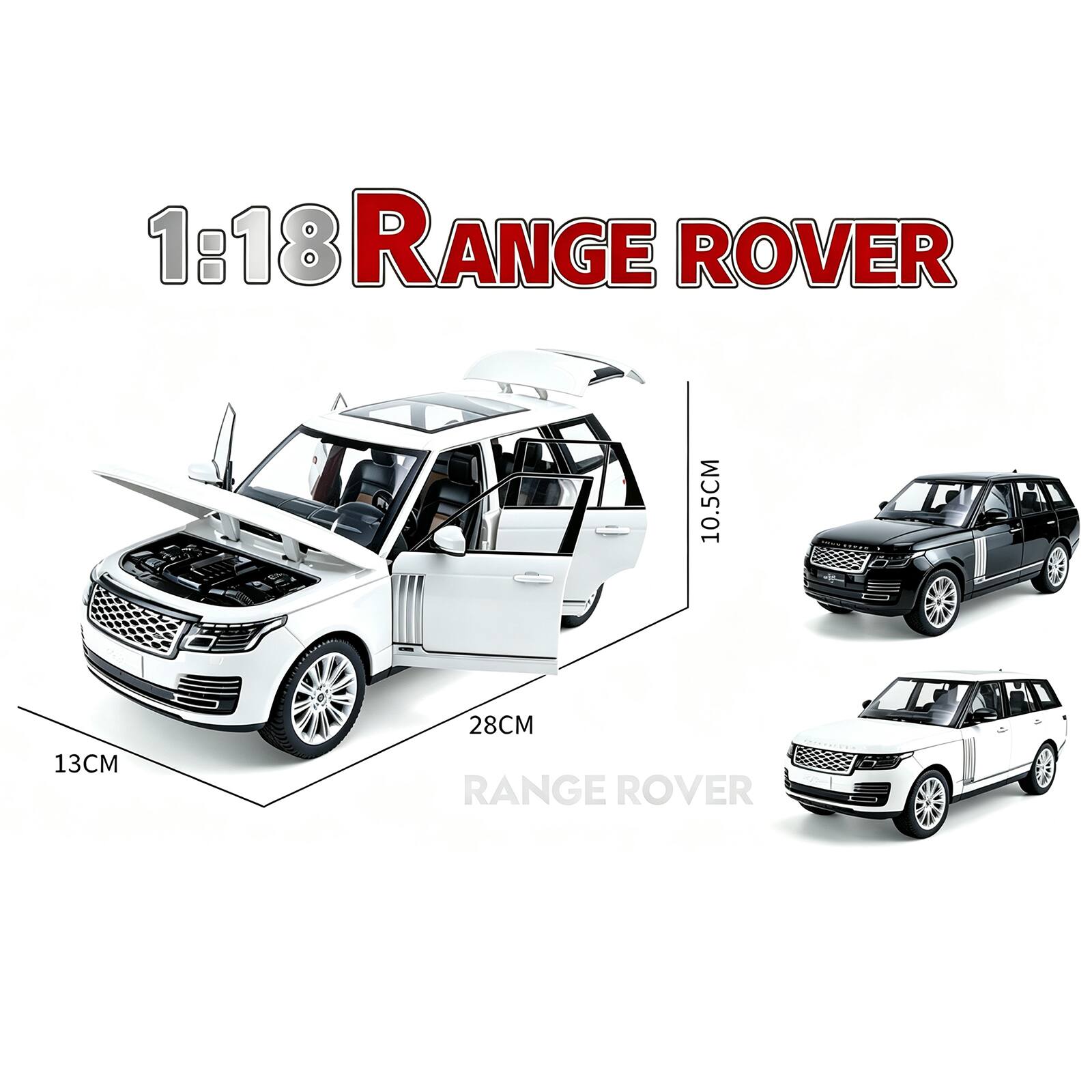 1:18 RANGE ROVER

10.5CM
28CM
13CM

RANGE ROVER