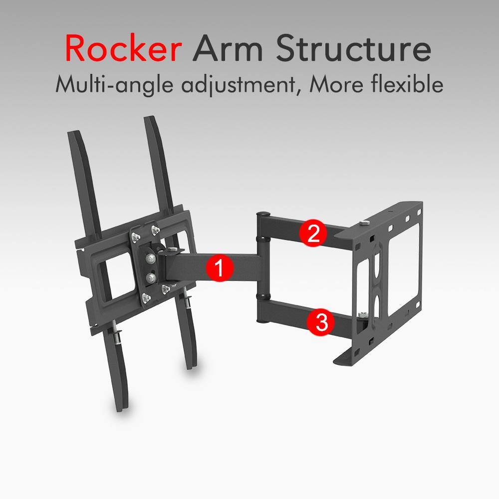 Rocker Arm Structure  
Multi-angle adjustment, More flexible