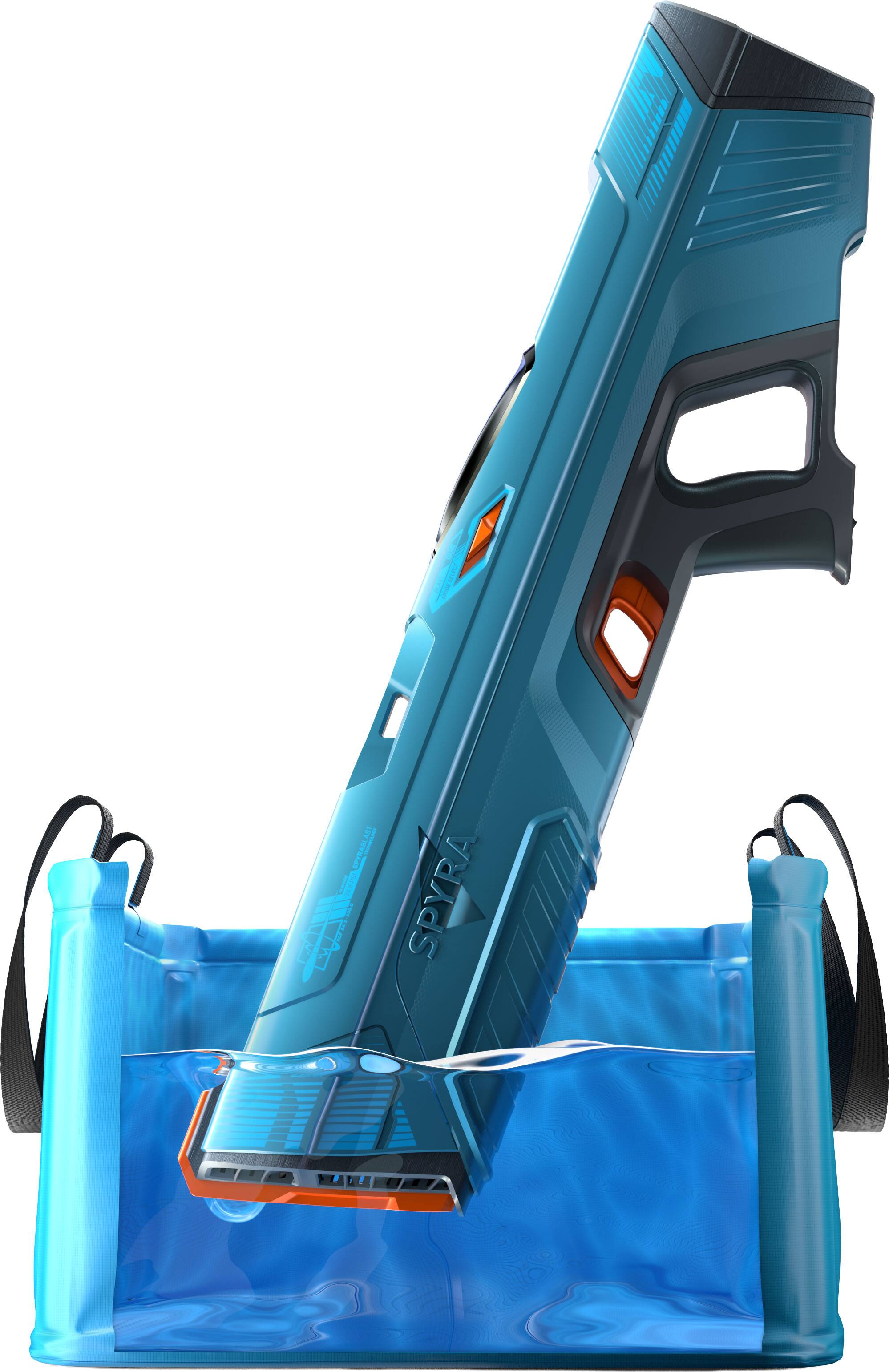 Alt View 1. SPYRA - SPYRA Electric Water Blaster Outdoor Squirt for Pool Games, SpyraFour , Blue - Blue.