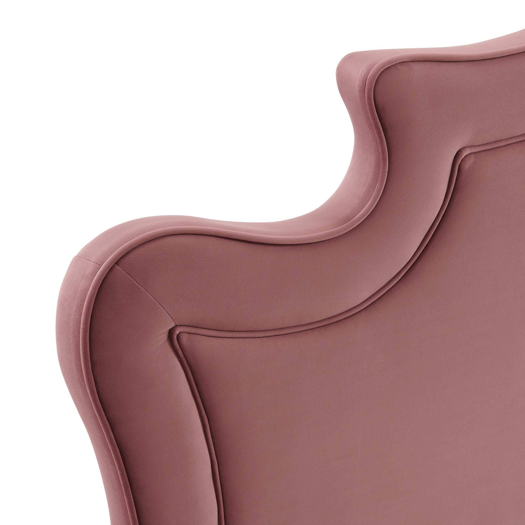 Alt View 8. Modway - Neena Performance Velvet King Bed - Red.