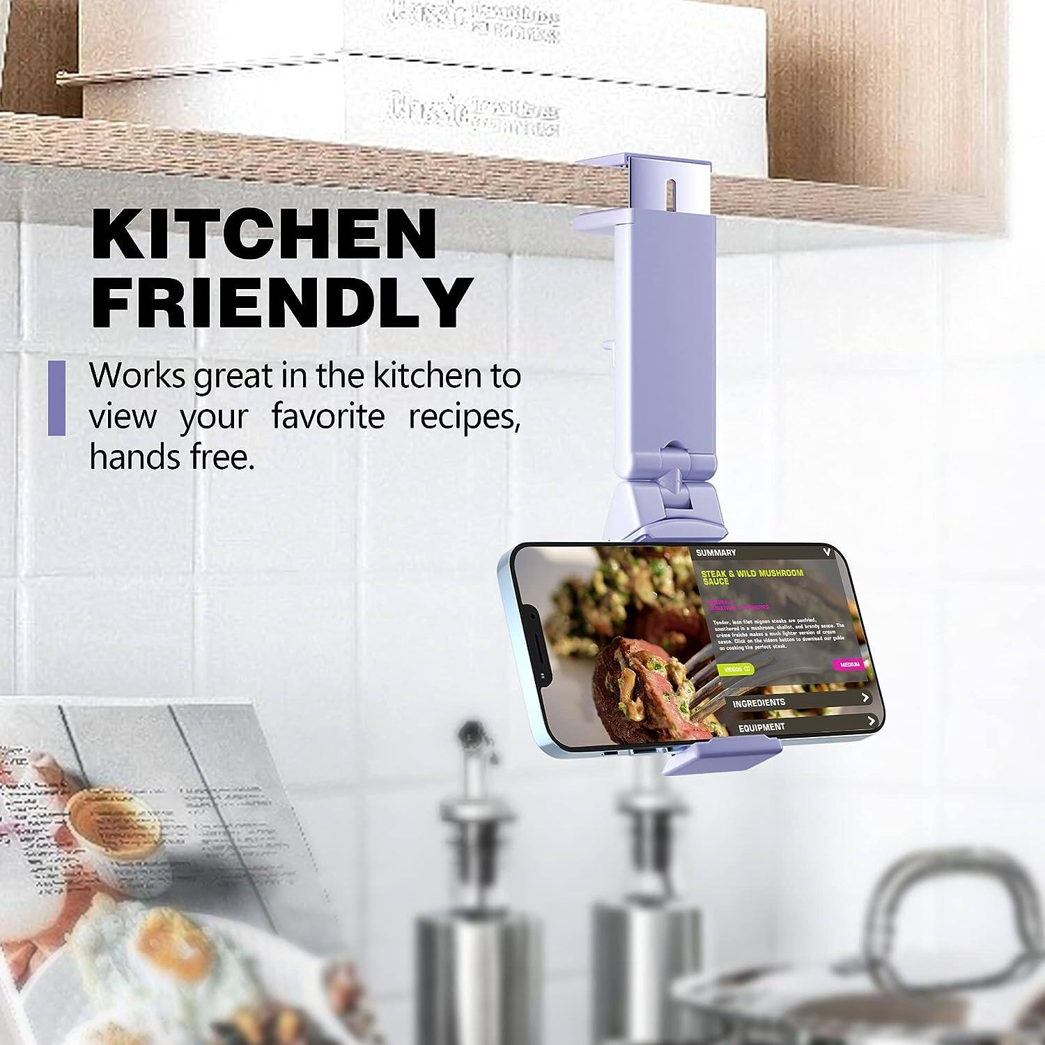 KITCHEN FRIENDLY

Works great in the kitchen to view your favorite recipes, hands free.

SUMMARY
V STUFF & WILD MUSHROOM SAUCE

INGREDIENTS
EQUIPMENT