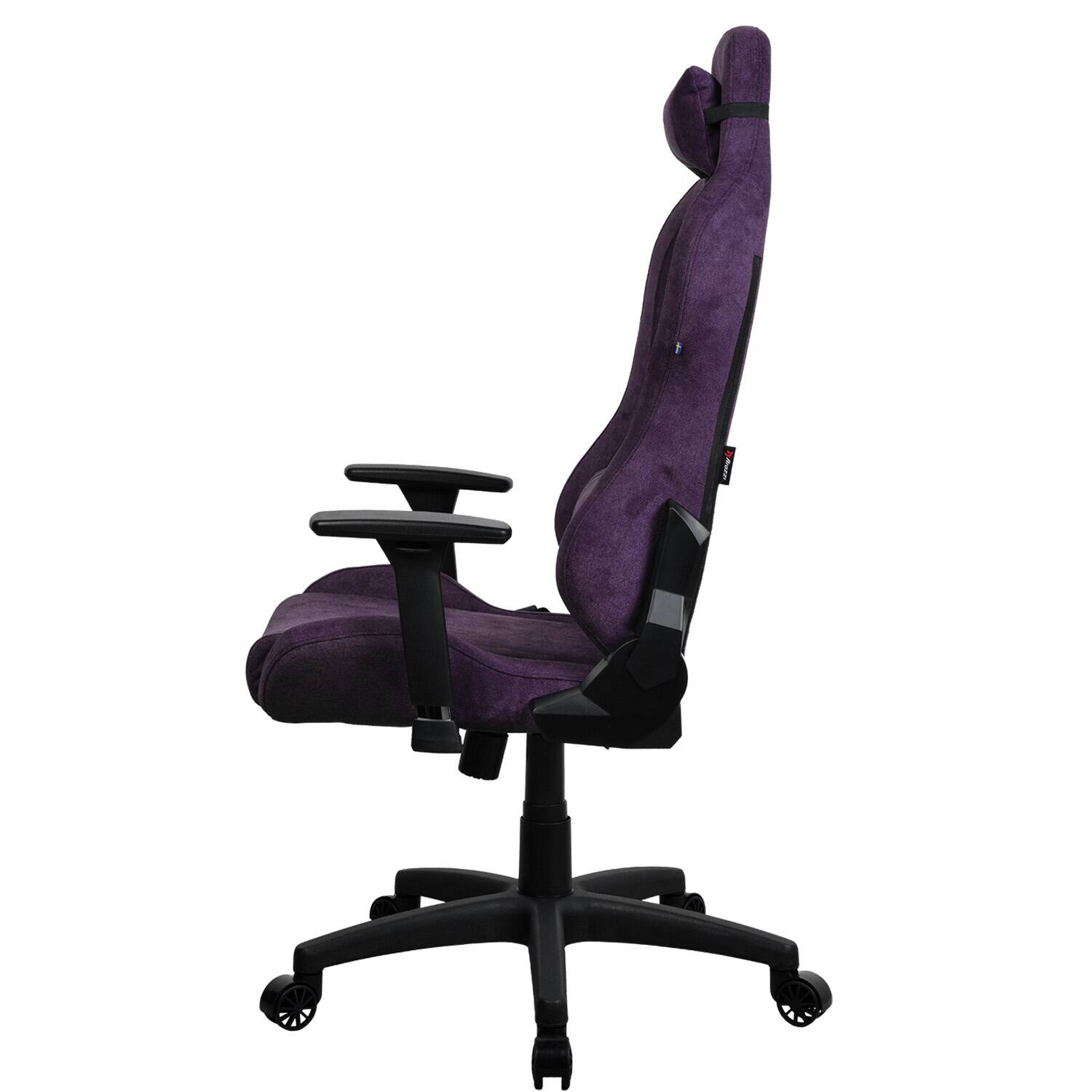 Alt View 11. Arozzi - Torretta Soft Fabric Gaming Chair - Purple.
