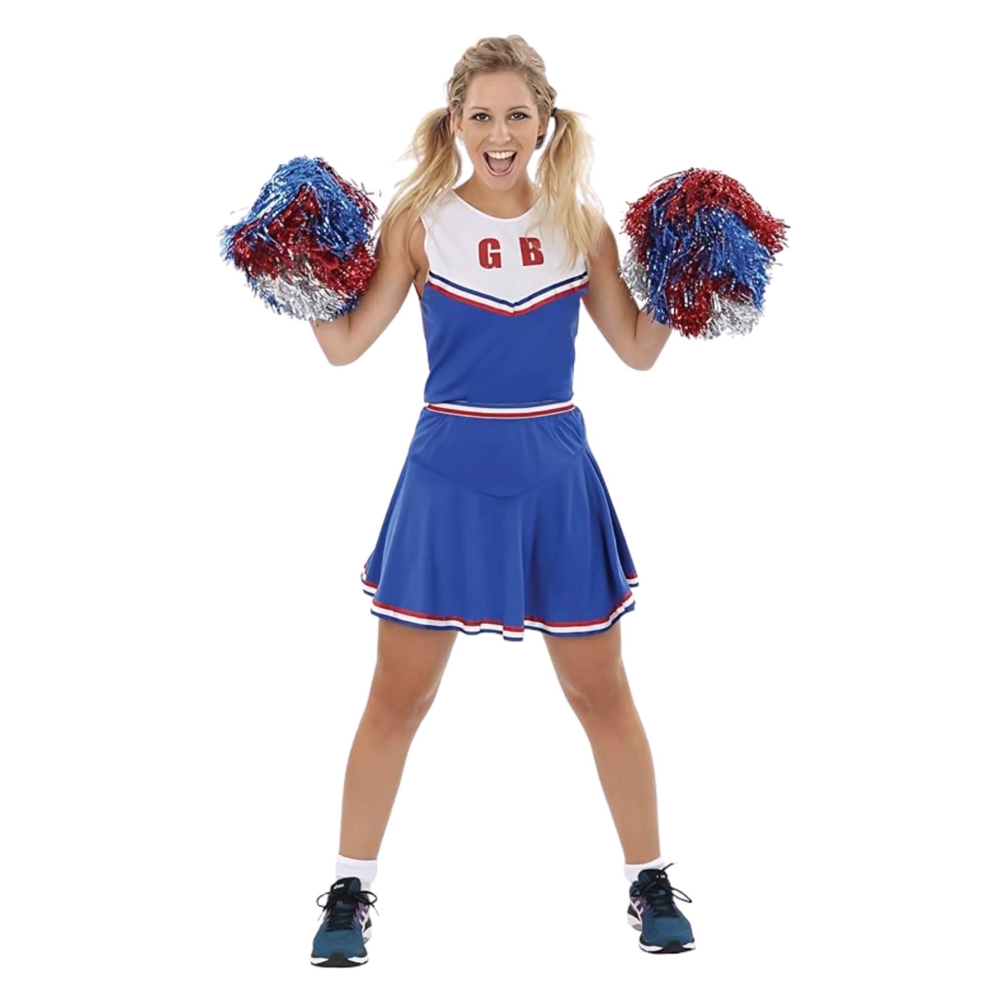 Orion Costumes - Cheerleader Adult Costume Outfit | Medium - Blue price history on PriceWatchPro