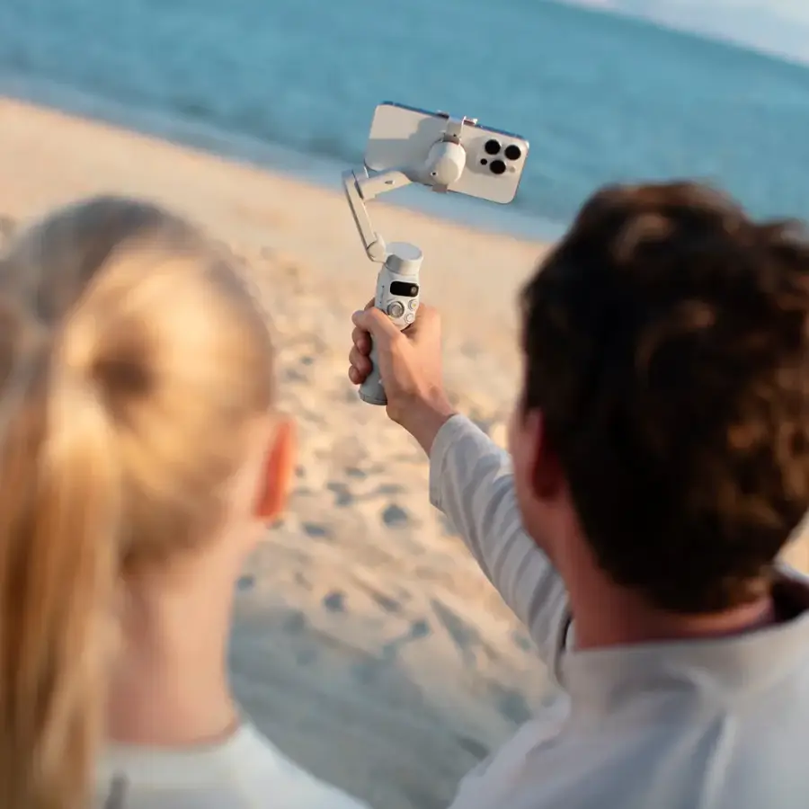 Alt View 6. DJI - Osmo Mobile 7 Smartphone 3-Axis Gimbal Stabilizer - Gray.