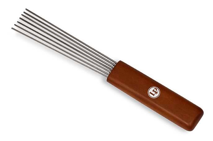 Front. Latin Percussion - Merengue Guiro Scraper Wood.