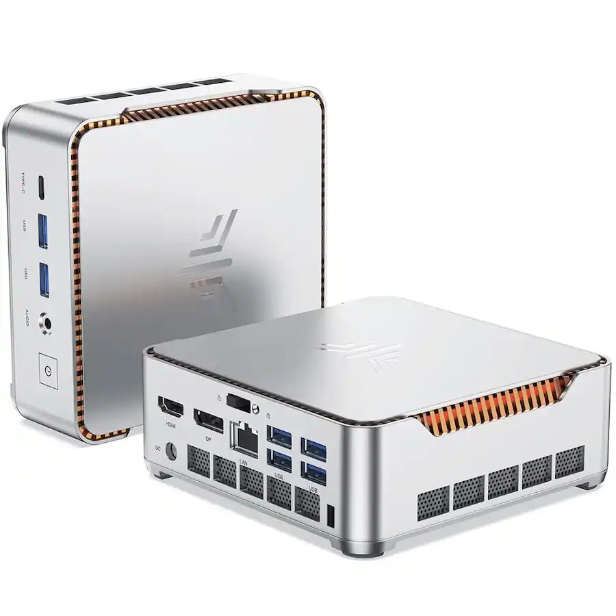 P2 Mini Device Kamrui P2 4K Mini PC АMD Ryzen Embedded R2544 (4C/ 8T) Mini Computers ...