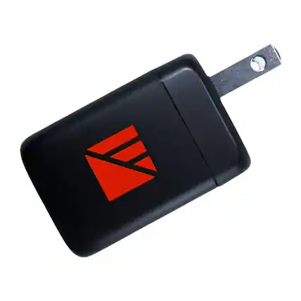 Front. Dark Energy - Dark Energy Compact Portable Black PD 20W Wall Adapter with Dual Ports.