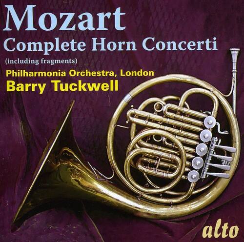 Mozart  
Complete Horn Concerti  
(including fragments)  
Philharmonia Orchestra, London  
Barry Tuckwell  
alto