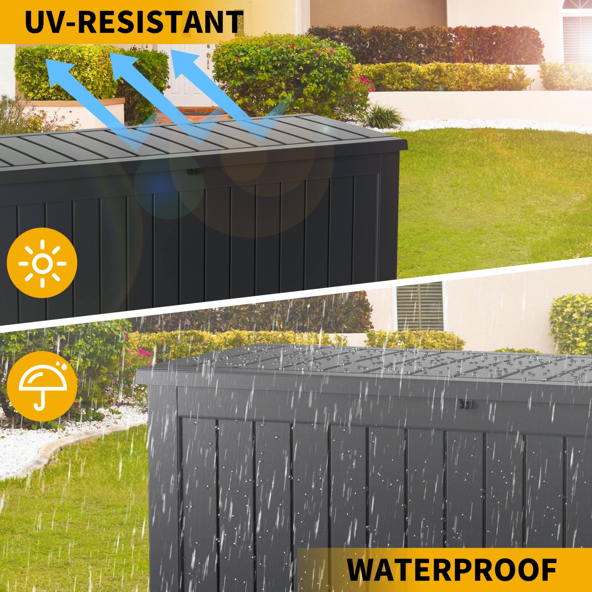 UV-Resistant  
Waterproof