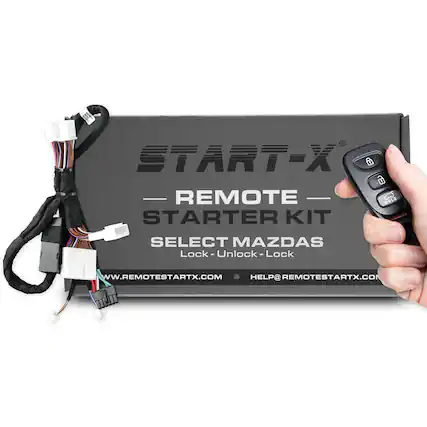 START-X Remote Starter Kit Select Mazda Lock-Unlock-Lock Lock Unlock - Lock WW.REMOTESTARTX.COM HELP@REMOTESTARTX.COM