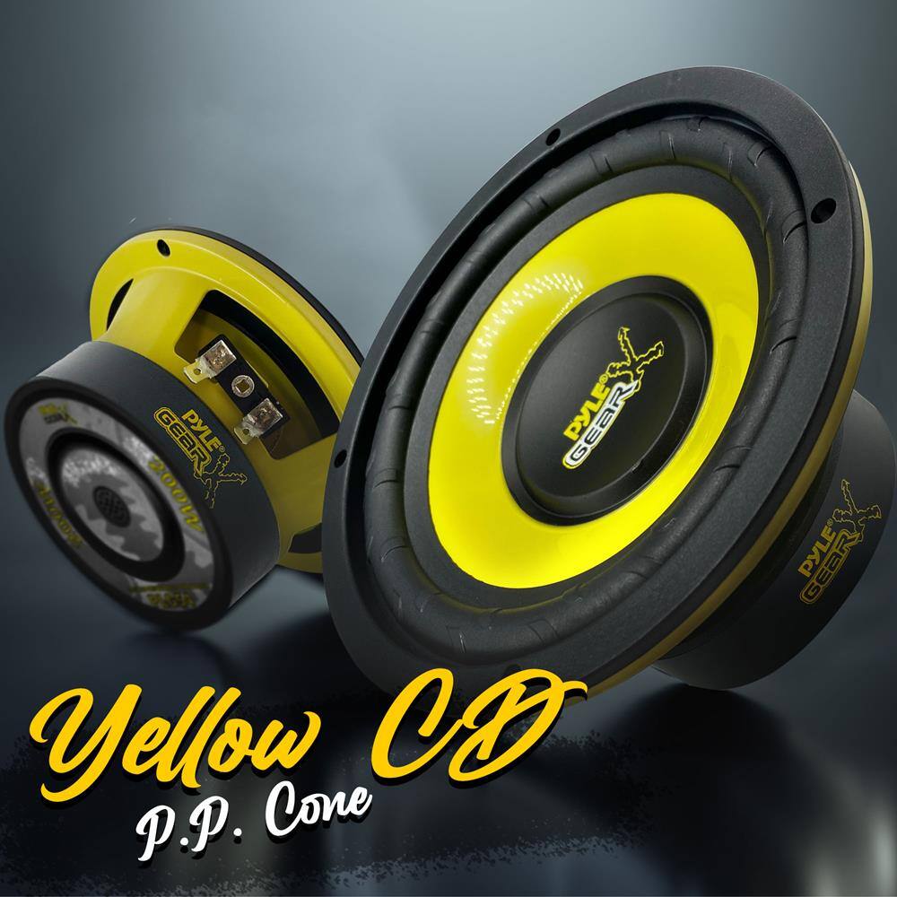 Yellow CD P.P. Cone PYLE GEAR 4003