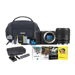 Sony - ZV-E10 II Mirrorless Camera (Black) with 15mm f/1.4 G Lens Bundle